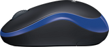 Logitech Maus Wireless Optical M185 blau/schwarz mit SN