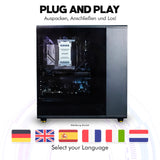 High-End Gaming PC, Intel i9-14900KF, RTX 5080, 32GB RAM, 1TB SSD, Win 11 Pro