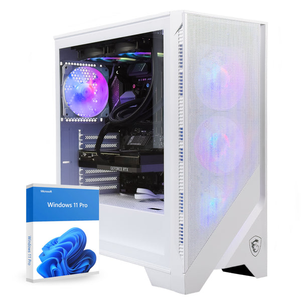 Gamer PC Weiß Intel i7 14700KF, RTX 5070, 32GB RAM, 1TB SSD, Windows 11 Computer