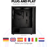 Gaming PC AMD Ryzen 5 5500, RTX3050 8GB, 500GB SSD, 16GB RAM