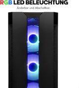 Gaming PC AMD Ryzen 7 5700X, RTX5060 8GB, 16GB DDR4, 1TB SSD, Windows 11 Pro