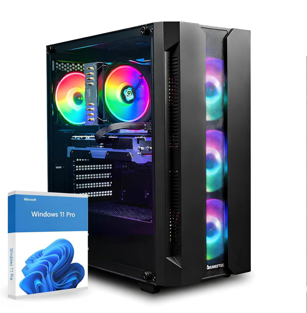 Zocker PC AMD Ryzen 7 5700X, RTX5060 8GB, 32GB DDR4, 1TB SSD, Windows 11 Pro