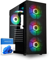 Gaming PC AMD Ryzen 5 5500, RTX3050 8GB, 500GB SSD, 16GB RAM