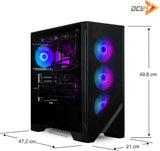 Gaming PC AMD Ryzen 7 5700X, RTX5060 Ti 8GB, 16GB DDR4, 1TB SSD, Windows 11 Pro