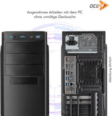 Workstation PC AMD Ryzen 9 7900X, 16GB DDR5, 500GB SSD, Windows 11 Pro