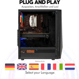 Zocker PC, Intel Core i7-14700F, RTX5060 8GB, 16GB DDR4, 1TB SSD, Windows 11 Pro