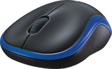 Logitech Maus Wireless Optical M185 blau/schwarz mit SN