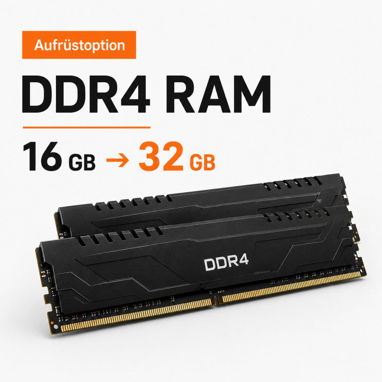 Aufrüstoption DDR4 RAM 16GB -> 32GB